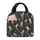 thumbnail image 1 of Easygdp Dancing Skeleton Party Bolsa Térmica Premium - Tela Oxford Impermeable, Gran Capacidad, Bolsillo Frontal, Unisex para Trabajo, Escuela, Actividades al Aire Libre y Picnics, 1 of 8