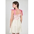 thumbnail image 3 of Vestido con detalle de moños Roman Fashion /Juvenil, 1392 (Hueso) beige CH, 3 of 5