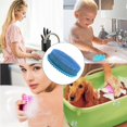 thumbnail image 4 of blueSilicona exfoliante fácil de limpiar, hace buena espuma, es más duradera y más higiénica que la lufa tradicional esquí esquí Gafas de esquí, 4 of 5