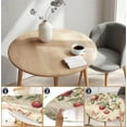 thumbnail image 3 of Outdoor Table Covers Waterproof for Dinner, Apple 60 Inch Fall Round Tablecloth with Elastic Design Useful for Daily Life, 3 of 7