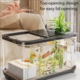 thumbnail image 4 of Home landscaping with cover climbing tabletop turtle feeding tank, 4 of 6