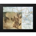 thumbnail image 2 of Goldberger, Jennifer 14x12 Black Modern Framed Museum Art Print Titled - Embellished Leaf Inclusion V, 2 of 5