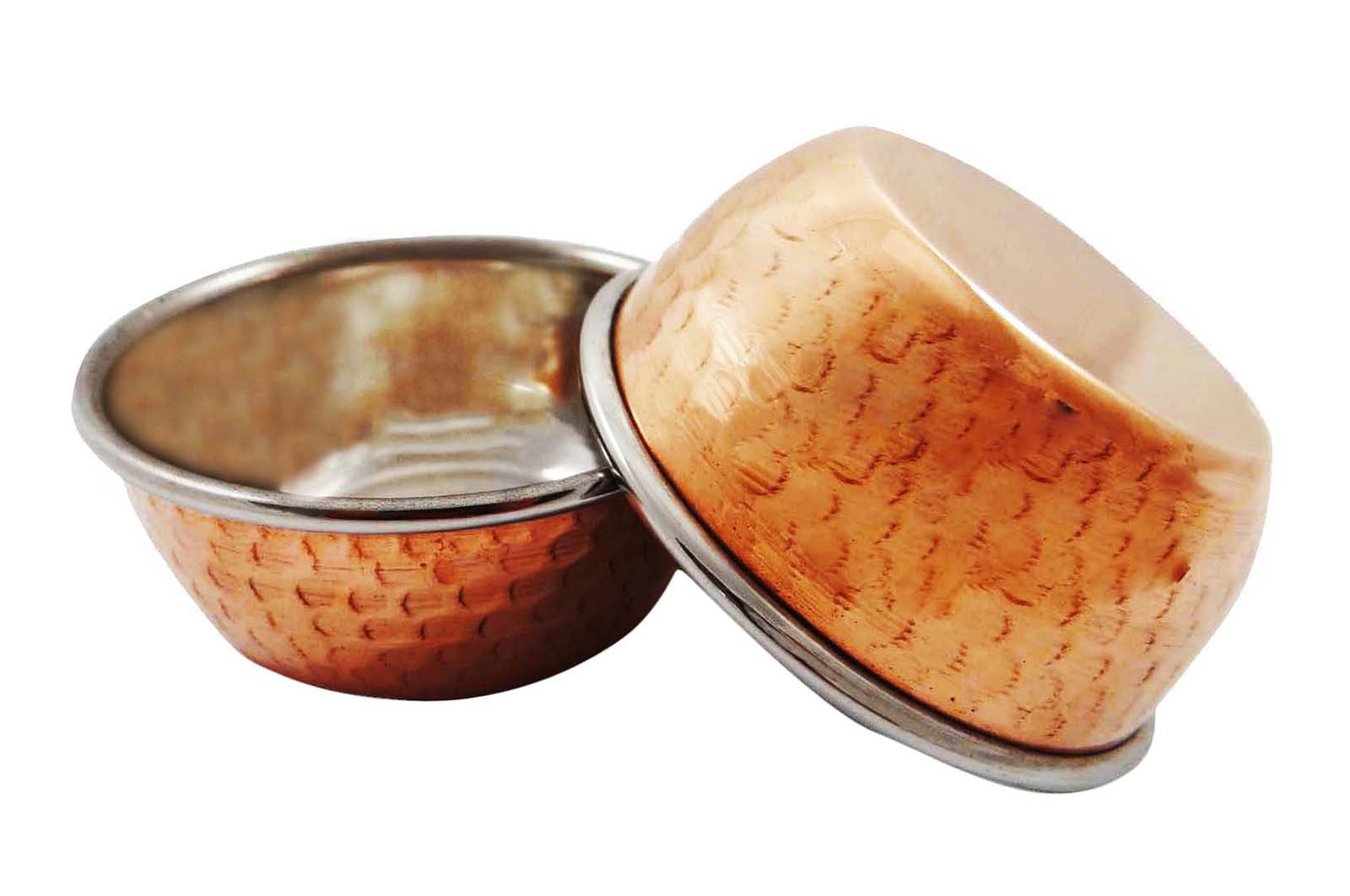 Copper/Stainless Steel Kadai serving bowl # 1 - 12 Oz. — Nishi