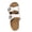 White, variant on Orthopedic Sandals for Women, Women's Wide Width Flat Sandals with Arch Support, Open Toe Wedge Flops with Buckle for Walking