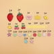 thumbnail image 4 of Bonita mini pegatina de tela pequeña con forma de fresa y cereza, pequeña estrella bordada para bolso, autoadhesiva decorativa DIY, 4 of 6