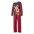 thumbnail image 3 of Fiomva Family Christmas Matching Pajamas Set Elk Xmas Pjs Sleepwear for Adults, Kids, Baby, Dog, 3 of 10