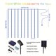 thumbnail image 3 of 300 LED Solar Curtain Light With Remote Control 8 Lighting Modes, IP65 Waterproof Copper Wire Lights For Christmas Party Wedding Home Bedroom Garden Wall Decorations, 3 of 4