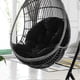 thumbnail image 1 of Swing Egg Chair Cushion Hangings Egg Chair Cushion 1 Seater Bench Cushion With Backrest For Indoor Outdoor Use(including -cn, 1 of 5