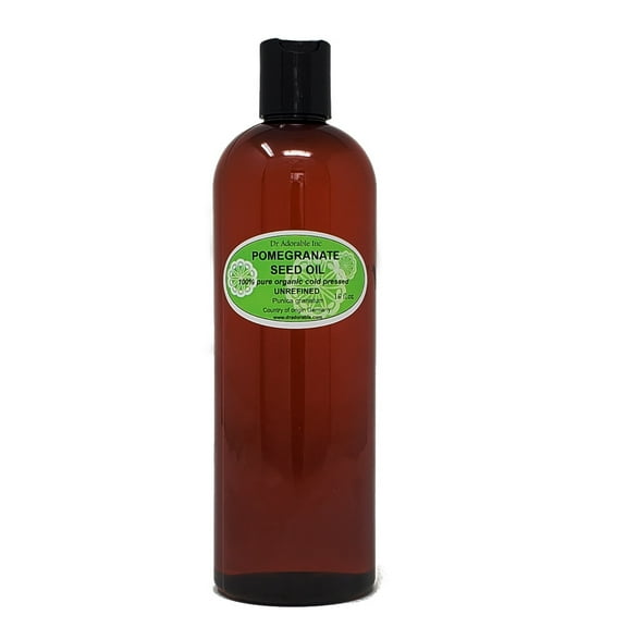 Dr Adorable - 16 oz - Pomegranate Unrefined Oil - Extra Virgin 100% Pure Organic Cold Pressed Natural
