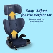 Graco TurboBooster Stretch2Fit Booster, Mariner, Blue