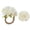 White, variant on Western Napkin Apkin Buckle Artificial Flowers Garland Wreath Ring Table Decor Handicraft Serviette Buckles Holder
