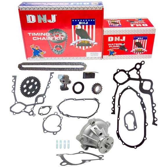 DNJ TK937WP Timing Chain Kit with Water Pump Fits Cars & Trucks 84-89 Toyota 2.0L L4 OHV 8V
