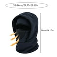 thumbnail image 4 of Outdoor Winter Warm Hat Neckband Integrated SkiMask for Men Women Fleece Face Head Neck Cover Windproof Cold Weather Winter Face For Men Windproof Hoodie, 4 of 7
