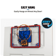 thumbnail image 4 of Pop-a-Shot Slam Dunk over-the-door Mini Arcade Basketball Hoop, Foldable Hanging 18 in. Wide, 4 of 7
