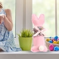 thumbnail image 3 of RUIG Easter Fabric Bunnies Farmhouse Rustic Bunny Spring Decor Vintage Plaid Easter Rabbit Decor Spring Stuffed Animal for Home Tiered Tray Basket Bowl Filler Rabbit Collections, 3 of 5