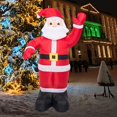 thumbnail image 1 of Decoración Decoraciones al aire libre, Inflable de Navidad, Decoración de Papá Noel de soplado luminoso al aire libre con LED, Papá Noel inflable para 24 m Salvador Papá Noel inflable, 1 of 10