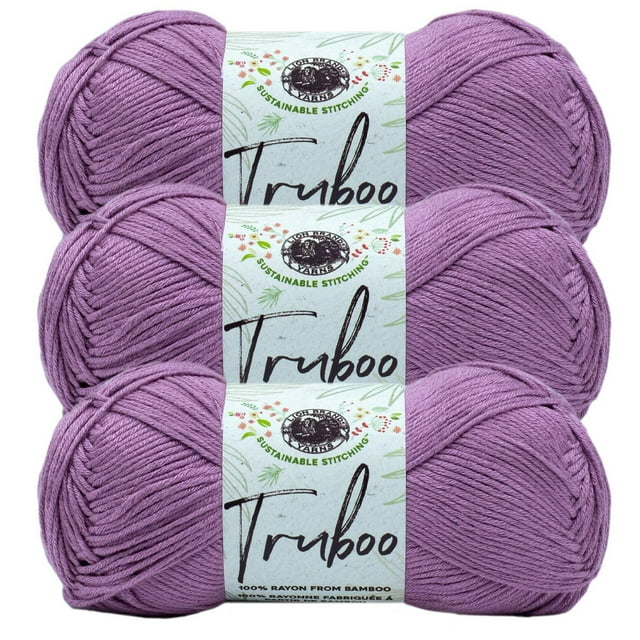 Fil Lion Brand Truboo Fil de Bambou #3 Léger/DK, 100g/ 220m