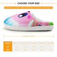 thumbnail image 2 of Kirby Animal Cartoon Soft Plush Slippers for Boys Girls Winter Warm Cotton Slippers with Rubber Sole Non-Slip Kid's Slip on Shoes Fluffy House Slippers For Indoor And Outdoor, 2 of 8