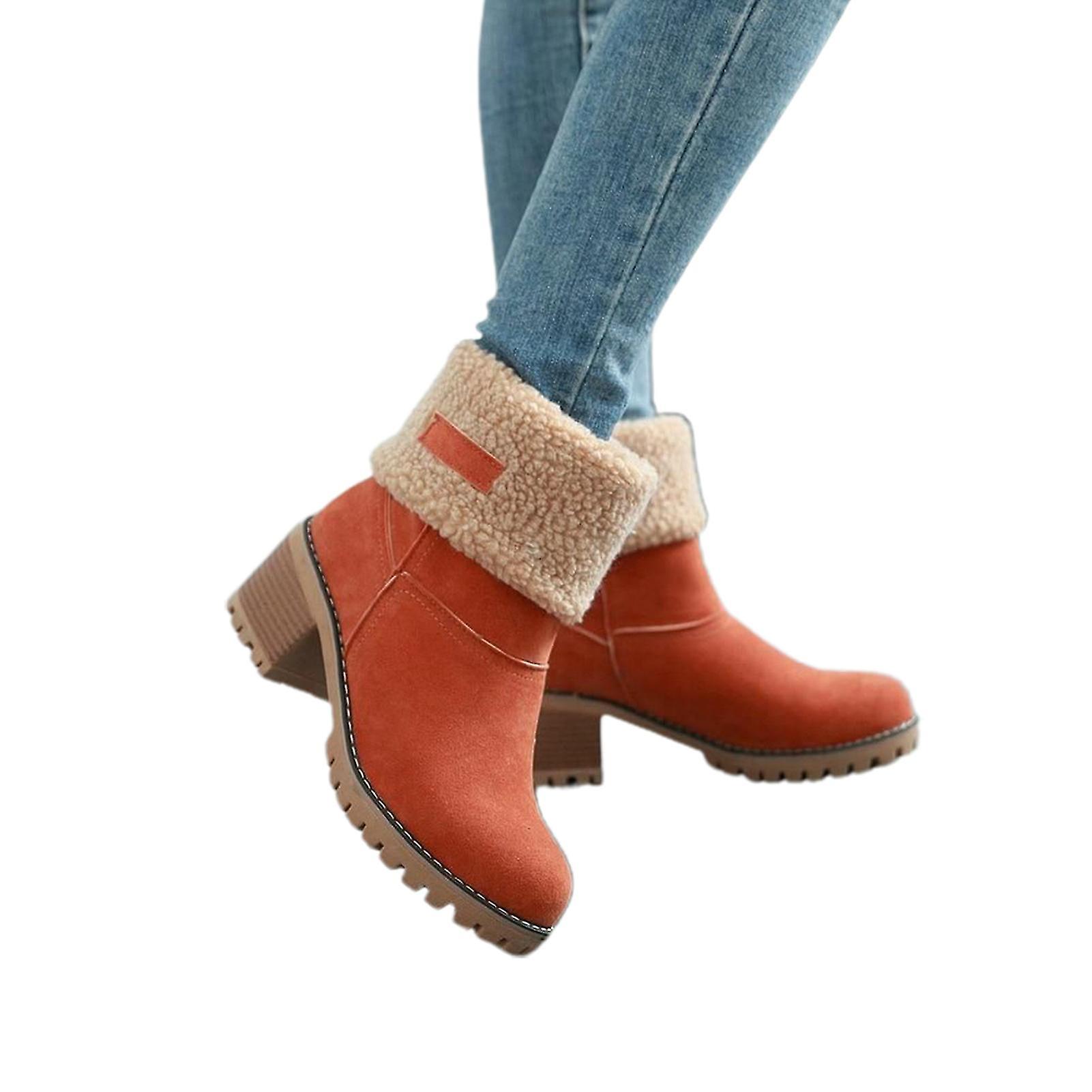 Lace Up Snow Boots Comfortable 