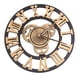thumbnail image 3 of Reloj de pared decorativo con mecanismo industrial (30 cm, dorado, sin batería), 3 of 5