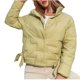 thumbnail image 2 of Puntoco Abrigo Mujer Moda Manga Larga Color Sólido Bolsillo Con Corbata Chaqueta Corta De Algodón Chaqueta De Algodón De Manga Larga Liquidación Puntoco Puntoco-1, 2 of 6