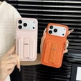 thumbnail image 2 of For iPhone 13 Pro Max Phone Case,With Contractile Kickstand,Credit Card Holder,Ultra Slim Shockproof Rugged Anti-Scratch Anti-fall Drop Protection Rugged Durable Phone Case Cover,Mint, 2 of 12
