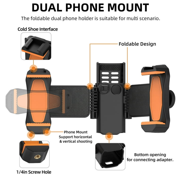 Live Streaming Bracket for DJI Osmo Pocket 3 Supports Dual Live Streaming Bracket for DJI Osmo Pocket 3 Supports Dual