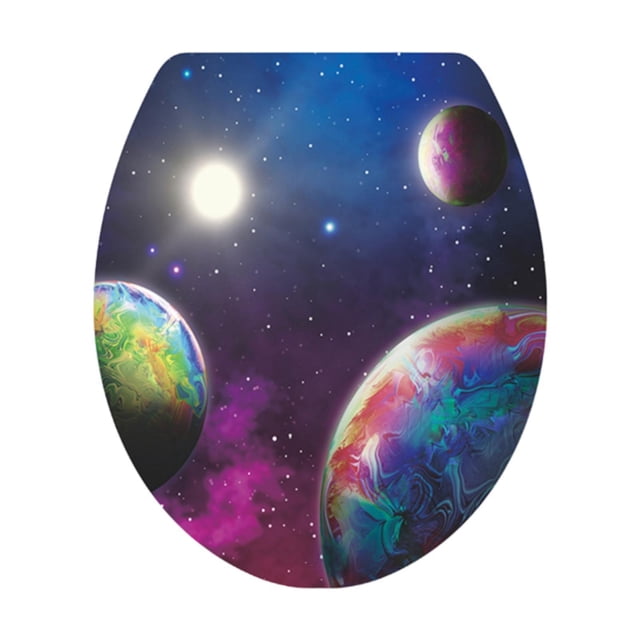Adhesivo para tapa de inodoro,Adhesivo para tapa de inodoro Adhesivo de pared para baño PVC,Pegatina impermeable para inodoro,decoración para inodoro,Pegatinas 3D creativas para el Estilo A