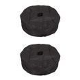thumbnail image 1 of 2X Round Umbrella Base Weight Bag Windproof Sand Bags For Tent Sun Shelter Patio Sunshade, 1 of 5