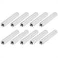 thumbnail image 1 of Round Standoff, Accurate Connection 10Pcs M4x0.7mm Wear Resistance Aluminum Alloy Column  For Structural Support For Workpiece Fixation Long 34mm, 1 of 8