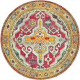 thumbnail image 2 of Rugs.com Carnevale Collection Rug – 8 Ft Round Multi Medium Rug Perfect For Kitchens, Dining Rooms, 2 of 9
