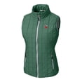 thumbnail image 2 of Women's Cutter & Buck Hunter Green Fort Wayne TinCaps Rainier PrimaLoft Eco Insulated Full-Zip Puffer Vest, 2 of 3