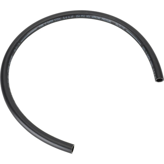 Earls 780010ERL Black Bulk Super Stock Hose, Size 10, 3 ft.