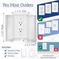 thumbnail image 4 of Caja con tapa de enchufe Safety Innovations, doble puerta, a prueba de bebés, 4 of 5