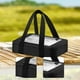 thumbnail image 1 of Bolsa isotérmica y portátil para transportar platos al horno, con cremallera y ventana de visualización, fabricada Oxford y papel de aluminio., 1 of 8