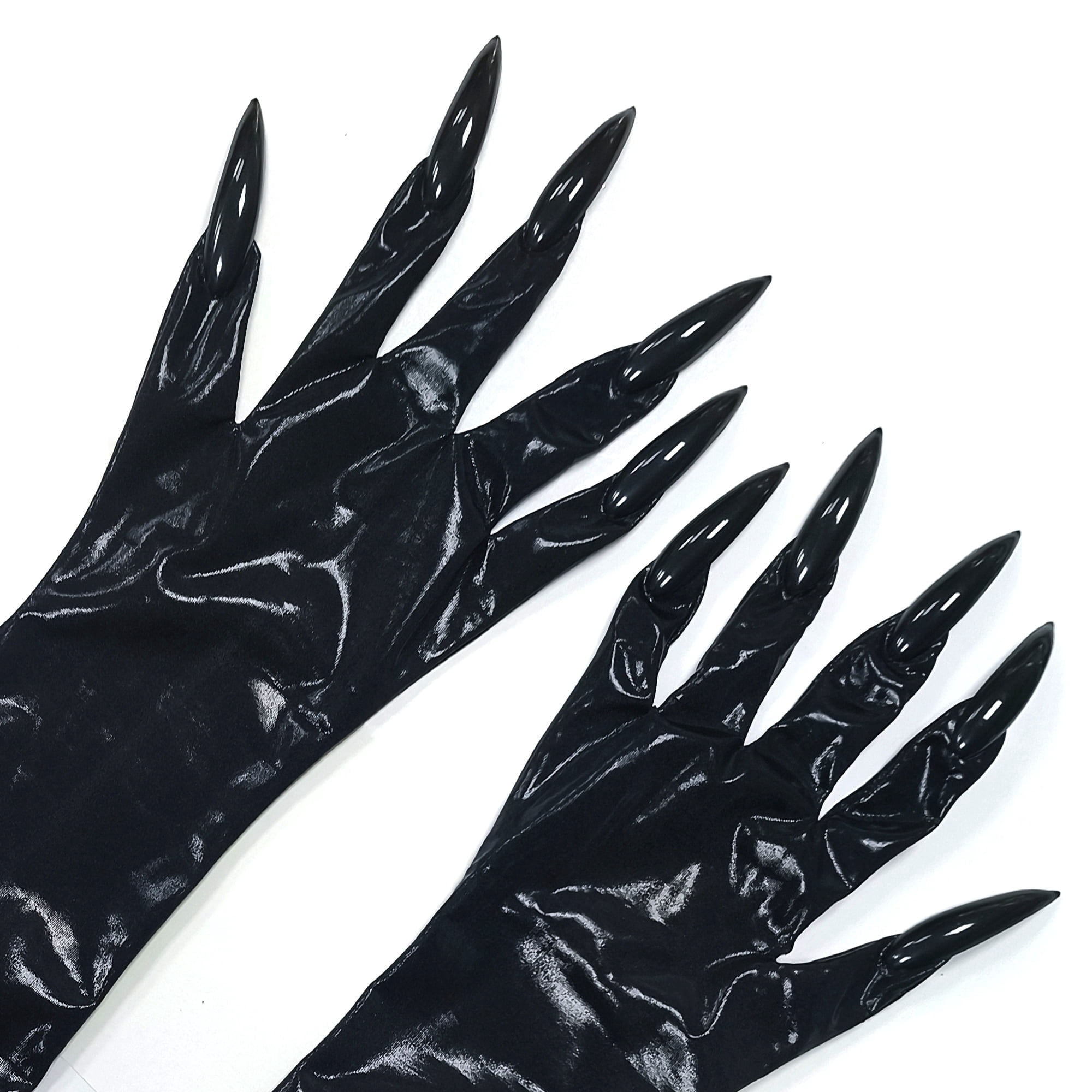 Claw Gloves Costume Accessory for Adults, Black, Halloween by Way To Celebrate