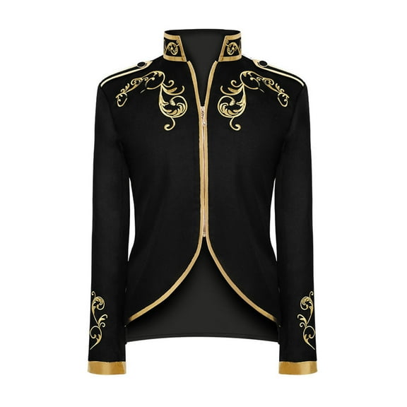 Kids Boys Classic Fit Sport Coat Long Sleeve Wedding Party Gentleman Blazer Suit Jacket Outerwear Black 10-11 Years