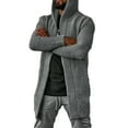 thumbnail image 4 of KaLI_store Mens Cardigan Mens Cardigan Sweater Casual Slim Fit V-Neck Knitted Sweaters Grey,4XL, 4 of 5