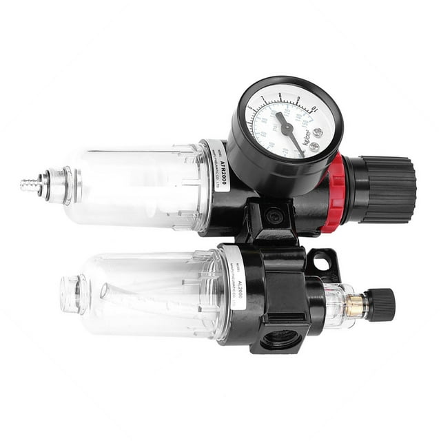 Pneumatic Air Pressure Filter Regulator Lubricator for Air Compressor G1/4