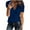 Blue, variant on Scyoekwg Casual Womens Tops Going Out Tops Cute T Shirts Short Sleeve Womens Summer Fashion Ladies Blouses Dressy Casual Trendy Loose