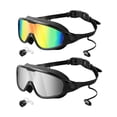 thumbnail image 1 of harper 2 Pcs Lunettes de Natation pour Hommes Femmes Adultes Grand Champ Résistantes à l'Eau Style D, 1 of 9
