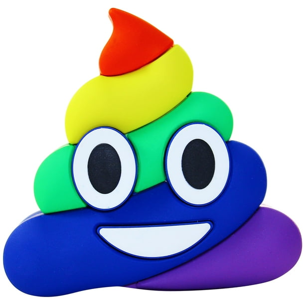 Emoji Factory Emoticon Power Bank Portable Charger 2600mAh - Rainbow ...