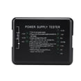 thumbnail image 1 of Probador de fuente de alimentación para PC, color negro, compatible con PSU/ATX/SATA/HDD de 24 pines con luz indicadora, 1 of 9