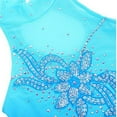 thumbnail image 6 of LIUHUO Custom Sleeveless Figure Skating Dress Girls Ladies Blue Spandex Sequined Flowers Diamond Embellishments Layered Blue White Gradient Skirt, 6 of 8