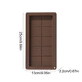 thumbnail image 4 of Moldes para Barras Chocolate Antiadherentes Silicona Profunda (estilo C), 4 of 4