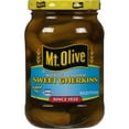 thumbnail image 2 of (2 pack) Mt. Olive No Sugar Added Sweet Gherkin Pickles , 16 fl oz Jar, 2 of 6