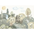 thumbnail image 2 of Kids Wallpaper Wall Mural - Valley With Animals, 2 of 5