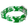 thumbnail image 4 of Country Brook Petz® 1 1/2 inch Premium Kelly Green Hawaiian Dog Collar, Large, 4 of 5
