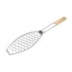 thumbnail image 3 of Cesta para asar pescado para cocinar pescado entero, ligera, cesta para la parrilla, acero inoxidable para barbacoa, picnic en el jardín, 3 of 8