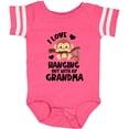 thumbnail image 3 of Inktastic Monkey I Love Hanging out with My Grandma Boys or Girls Baby Bodysuit, 3 of 5